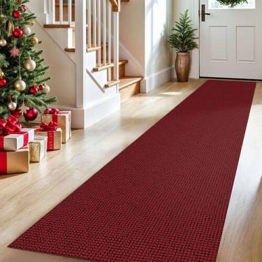 Imagem de Carpet Runner KOZYFLY Boho 60x300cm lavável com suporte de borracha