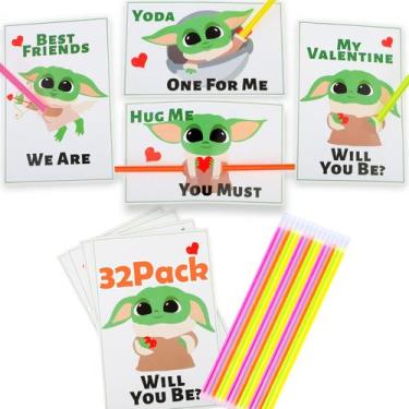 Imagem de Presentes de Dia dos Namorados para crianças  Valentines Mandalorian B