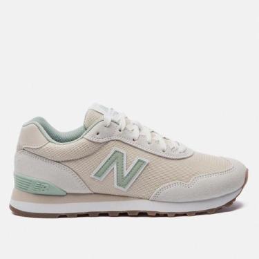 Imagem de Tênis New Balance 515 V'2 Feminino, Bege, Verde, 37