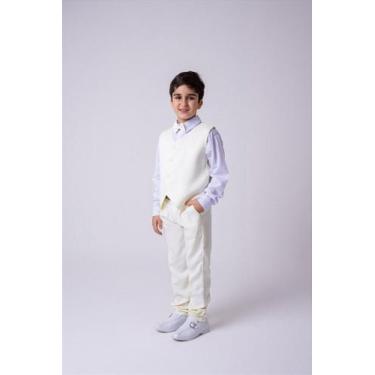 Imagem de Conjunto Social Infantil Miss Cherry com Colete Amarelo Claro, Dolly, 