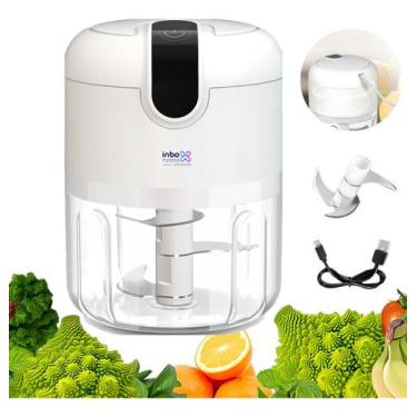Imagem de Mini Processador Elétrico Alho Cebola Alimentos Recarregável Inboxmobi