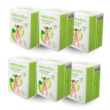 Imagem de Algodão quadrado bebê 6pac com 50un - 300 unidades