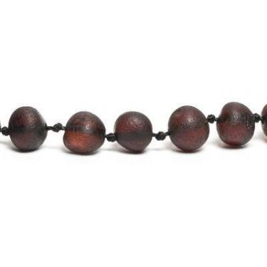 Imagem de Pulseira e Tornozeleira Infantil 15cm Âmbar Báltico Cereja Não Polido 