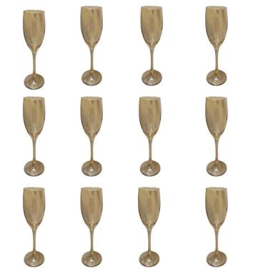 Imagem de Conjunto 12 Taças Âmbar Champanhe 190 Ml Nadir