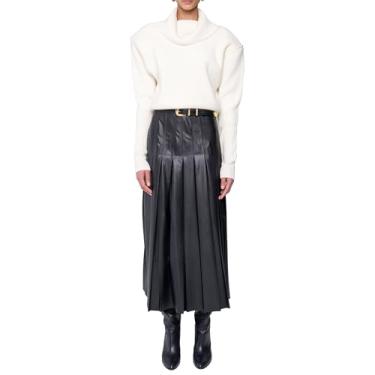 Imagem de Ronny Kobo Saia feminina Arlette, Preto, P