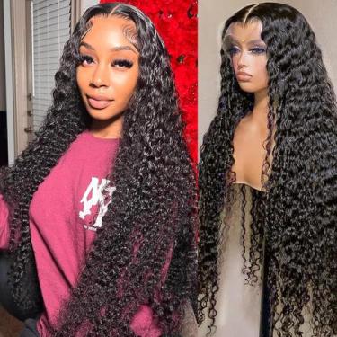 Imagem de Peruca WENONE 13X6 Deep Wave HD Lace Front 200 Densidade 56cm