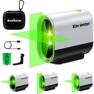 Imagem de Nível a laser Enventor Green 360 com autonivelamento com bateria