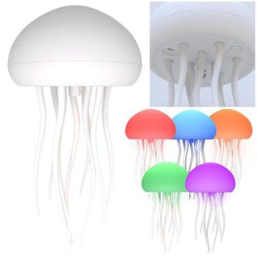 Imagem de Lâmpada Jellyfish BomKra Voice Control RGB Recarregável