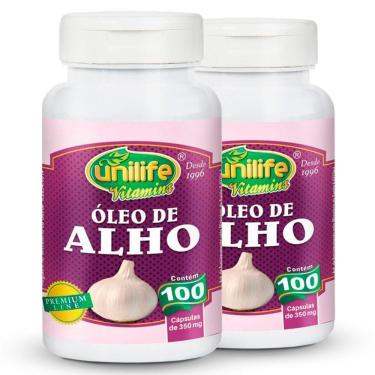 Imagem de Kit 2 Óleo De Alho 350Mg 100cap