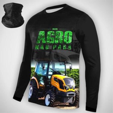 Imagem de Camisa Manga Longa Agro Proteção UV 50 Dry Fit Trabalho Campo Pesca Se