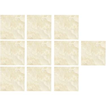 Imagem de Placa Adesiva Marmore 3D Kit 10 uni Papel de Parede Autocolante Obra Reforma Banheiro Cozinha Varanda Casa Ambiente