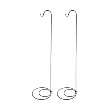 Imagem de Generic 2x Suporte de Gancho de Pastor para Exibição Externa para Lanternas, Vasos de Plantas E Jardineiras