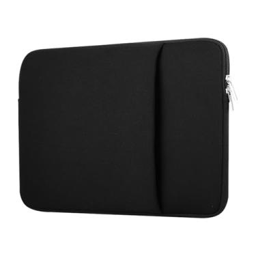 Imagem de Capa para laptop, capa para laptop | Capa para laptop com bolso lateral,Portador de notebook com design de zíper de aço inoxidável, bolsa de viagem para laptop para laptop, tablet e acessórios