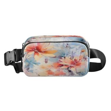 Imagem de CEBUGI Pochetes de caminhada para homens e mulheres, pochete moderna resistente à água com cinto ajustável para treino, viagem, corrida