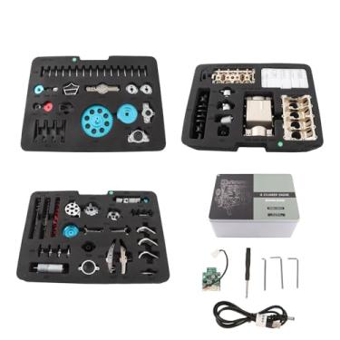 Imagem de Kit de motor de 4 cilindros, todo em metal, modelo montado diy, motor elétrico de quatro cilindros, carro mecânico, brinquedos para crianças, adultos, colecionadores, liga de