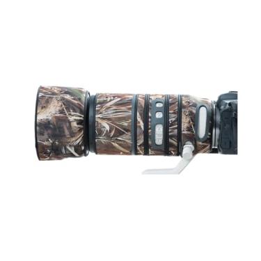 Imagem de Capa de lente para Canon RF 100-500 mm F4.5-7.1 L é USM camuflagem capa de proteção para lente de câmera (cor #camuflagem de grama murcha - à prova d'água) capa de chuva