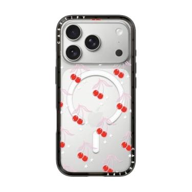 Imagem de CASETiFY Capa compacta para iPhone 17 Pro [fina e elegante/compatível com Magsafe/1,2 m. 2X proteção contra quedas de grau militar] - Sweet Days - Preto transparente