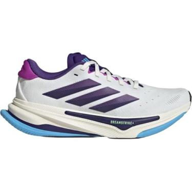 Imagem de adidas Tênis de corrida feminino Supernova Prima 2, Core branco/roxo universitário/semi azul, 35
