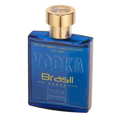 Imagem de Deo Colônia Vodka Brasil Azul Paris Elysees 100ML