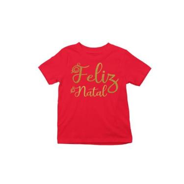 Imagem de Camiseta Juvenil Feliz Natal Papai Noel Vermelho - Del France, 10