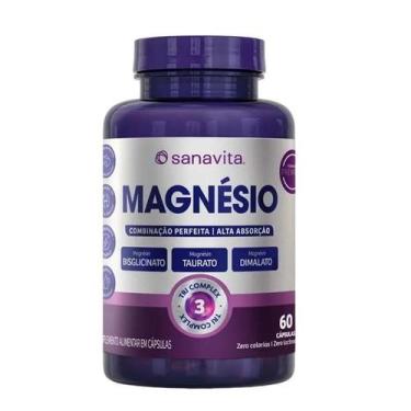 Imagem de Magnésio Tri Complex Sanavita 60 Cápsulas