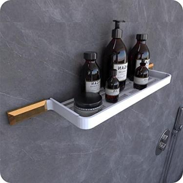 Imagem de Suporte Porta Shampoo Para Banheiro Branco e Gold Empire