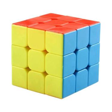 Imagem de Quebra-Cabeça Pirâmide Sem Adesivo 2x2 3x3 4x4 5x5 Cubo De Velocidade 