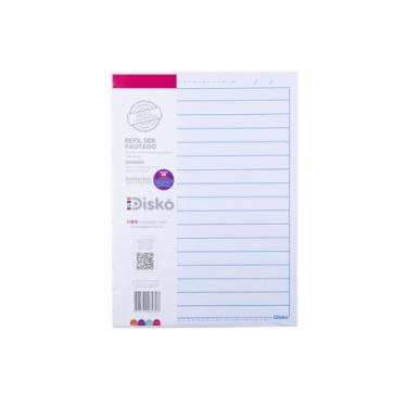 Imagem de Diskô – Refil para Caderno Inteligente Ser Pautado 50 Folhas 90G G – Reposição para Anotações
