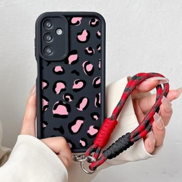 Imagem de Capa com cordão rosa para Samsung S25 S24 S23 S22 S21 Plus Ultra S20 FE A31 21s 12 06 50 11 05S, J91, BlackSS, para A50