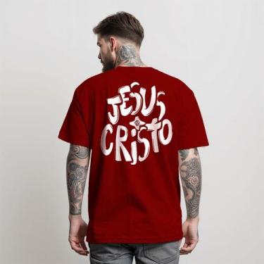 Imagem de Camiseta Street Wear JESUS CRISTO DIVERSE ESTILOS Camisa Manfinity Mas