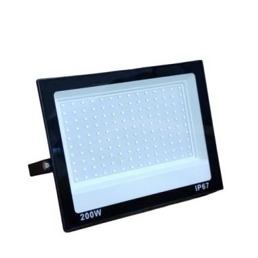 Imagem de Refletor Led Smd 200w Holofote Prova Dágua Bivolt 6000k ip66 branca fr
