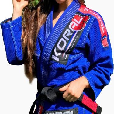 Imagem de Kimono Jiu Jitsu Koral New MKM Harmonik-Unissex