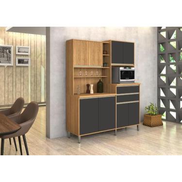 Imagem de Armário de Cozinha Jade 8 Portas com Design Atual e Ótima Funcionalida