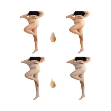 Imagem de Meia Calça De Verão plus Size De Cintura Alta Para Mulheres Até 110 KG