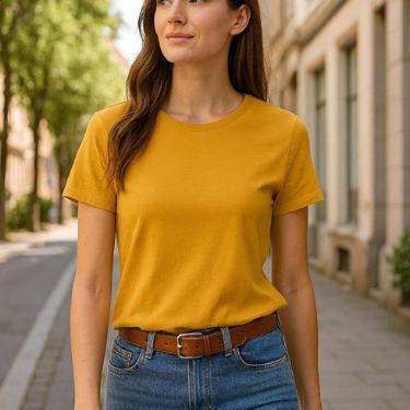 Imagem de Blusa Feminina Gola Redonda e Mangas Curtas- Malwee-Feminino