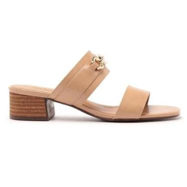 Imagem de Sandália Tiras Duplas Salto Médio Lançamento Anacapri-Feminino