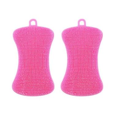 Imagem de Esponja De Silicone Para Cozinha, Escova De Limpeza Doméstica, Acessór