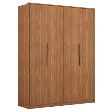 Imagem de Guarda Roupa Casal Attore D43010K 4 Portas Amêndola - Demartêz - DEMAR