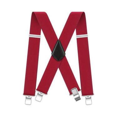 Imagem de Suspensórios De Trabalho Masculinos Reforçados De 2 Polegadas De Largu