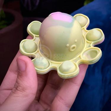 Imagem de Chaveiro Polvo Reversível Pop It Anti Stress Apertar Tiktok