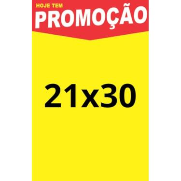 Imagem de Cartaz Oferta 21x30cm Amarelo - 100 unidades (Promoç)