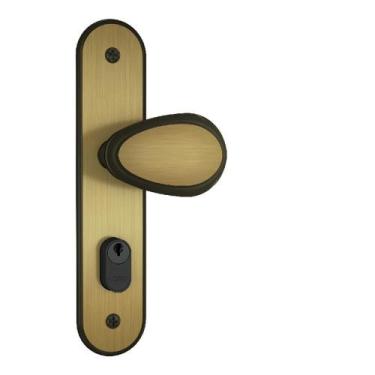 Imagem de Fechadura Stam 804/10 Externa Larga Espelho Oxidado