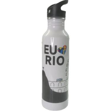 Imagem de Garrafa Squeeze Inox Personalizada Lembrança Rio De Janeiro - Corban, 