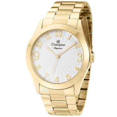 Imagem de Relógio Champion Feminino Dourado Analógico Cn26564h