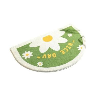 Imagem de Tapetes De Banho Antiderrapantes Com Estampa De Flores Frescas, Tapete