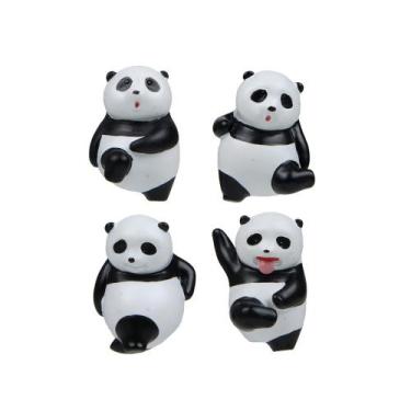 Imagem de Conjunto de ímãs de geladeira, 4 peças de geladeira de resina 3D Cute 