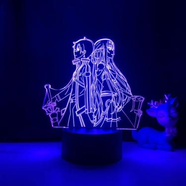 Imagem de 3D Night Light Sword Art Online Kirito Visual Illusion - taiyuanketanm