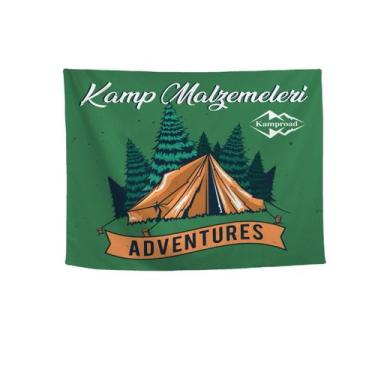 Imagem de Tapeçaria de parede Kamp Cmalzemeleri Adventures 150x100cm - yiweisai