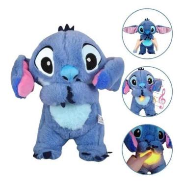 Imagem de Brinquedo ursinho stich p/ ansiedade respira com som e luz - Pool, Pad
