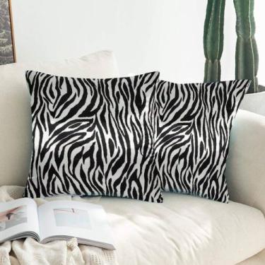 Imagem de Kit 4 Capas De Almofada Decorativas 45x45 c/ zíper - Mega Almofadas